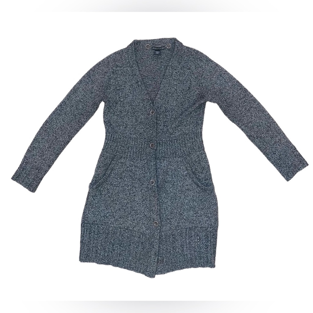 Exofficio Women’s Wool Blend Button Down Mid Length Cardigan Sweater Sz S